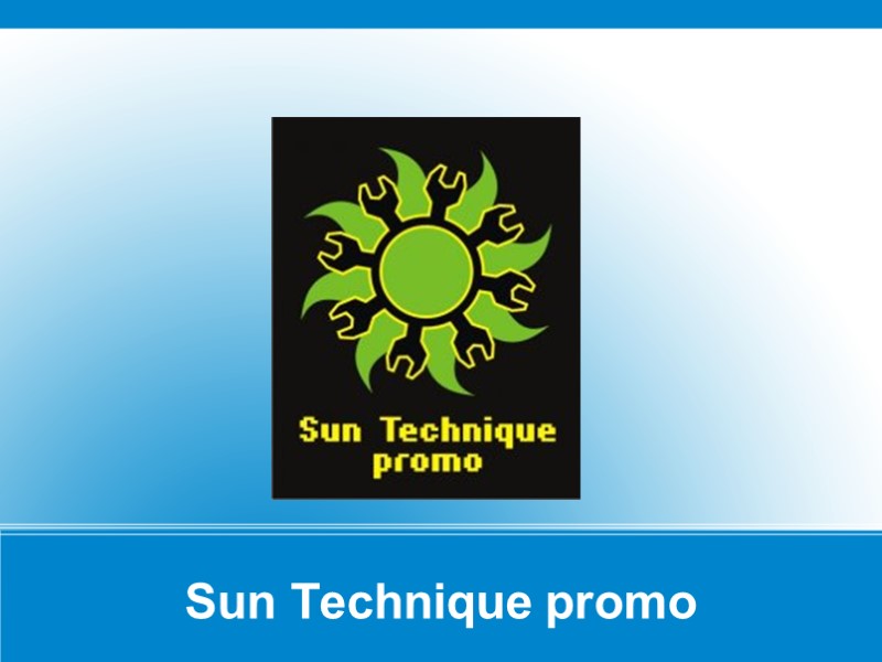 Sun Technique promo